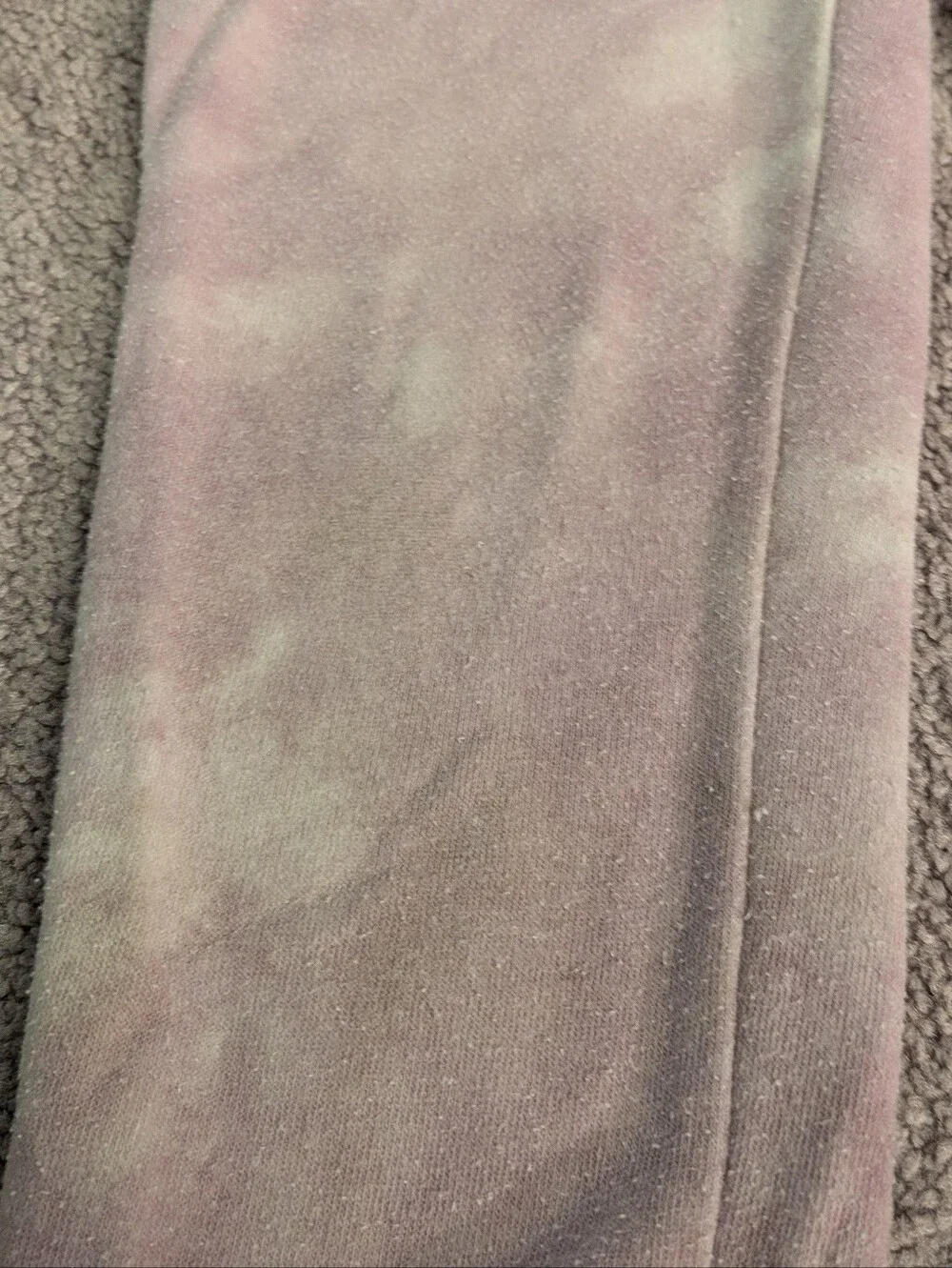 Oshkosh B'Gosh girls purple and white tie dye sweatpant joggers, 5t
